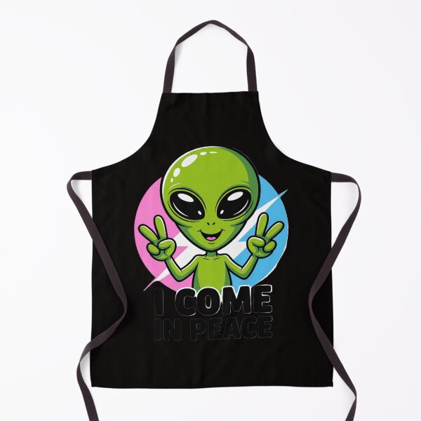 Artikelvorschau, Alien UFO Space Rave EDM Musik Ich komme in Frieden entworfen und verkauft von HesterFoley.