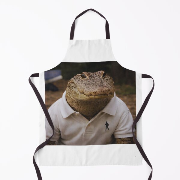 Item preview, Vintage Alligator in a Polo Shirt – Deadpan Analog Animal Photography designed and sold by Otaku Style.