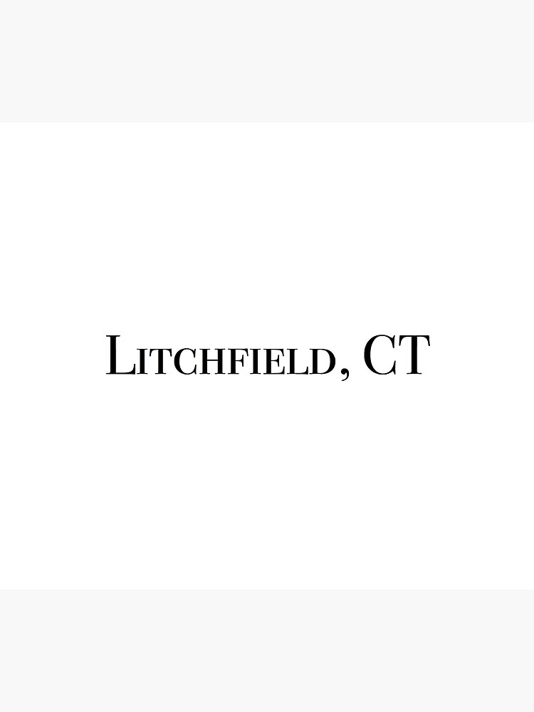 "Litchfield, CT" Poster for Sale by lukaskugler Redbubble