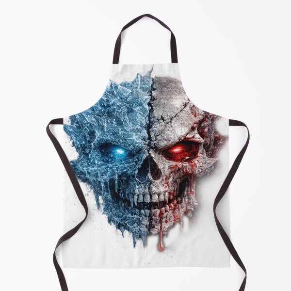 Item preview, Ice Split Skull – Frozen and Blooded Skull designed and sold by BoldLineDesign.