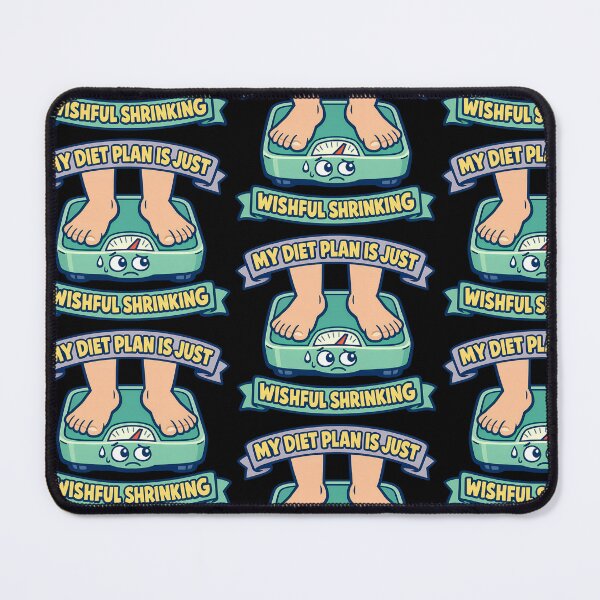 Item preview, My Diet Plan Is Just Wishful Shrinking Funny Weight Loss Pun designed and sold by TeeTimeTreasure.