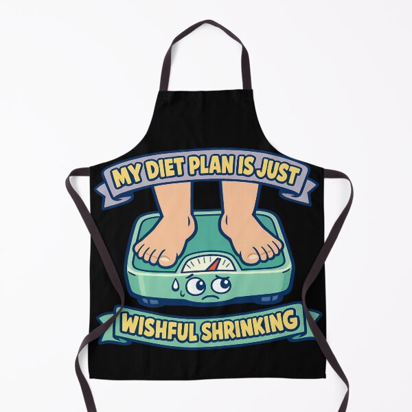 Item preview, My Diet Plan Is Just Wishful Shrinking Funny Weight Loss Pun designed and sold by TeeTimeTreasure.