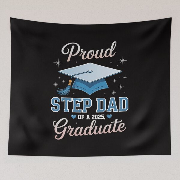 Item preview, Super Proud Step Dad of 2025 Graduate Awesome Family College designed and sold by HesterFoley.