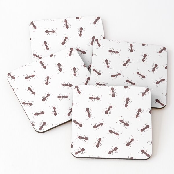 Item preview, Illustrated Brown Ants on White designed and sold by KSimpson838.