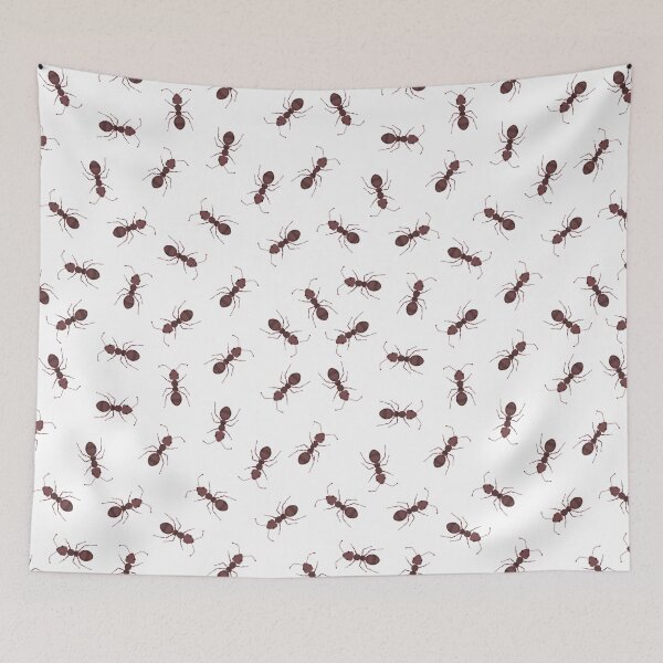 Item preview, Illustrated Brown Ants on White designed and sold by KSimpson838.