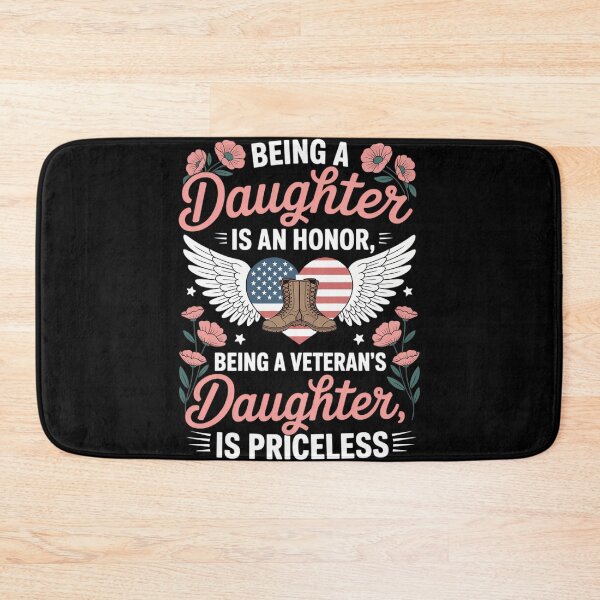 Item preview, Being A Daughter Is An Honor Being Veteran_s Daughter designed and sold by tiemacopaxer.