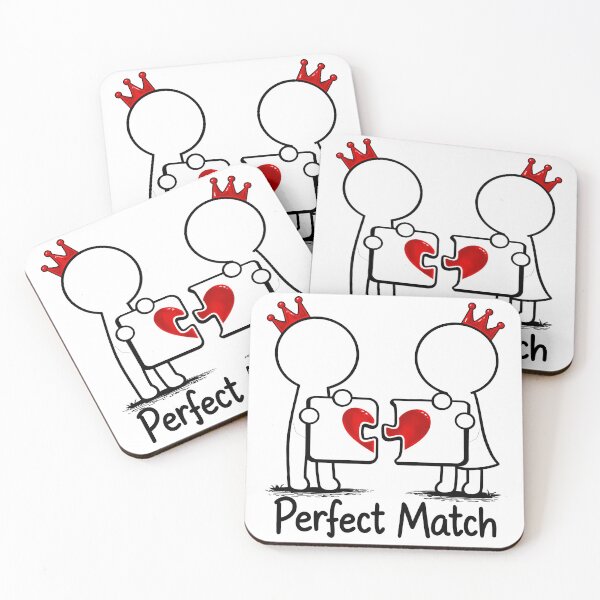 Item preview, You Complete Me – Minimalist Love Puzzle Illustration designed and sold by DariusZD.