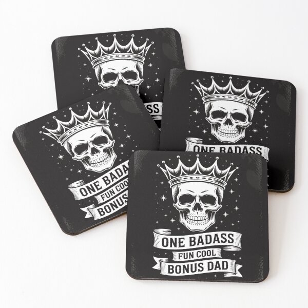 Item preview, One Badass Bonus Step Dad Stepdad Father's Day designed and sold by HesterFoley.