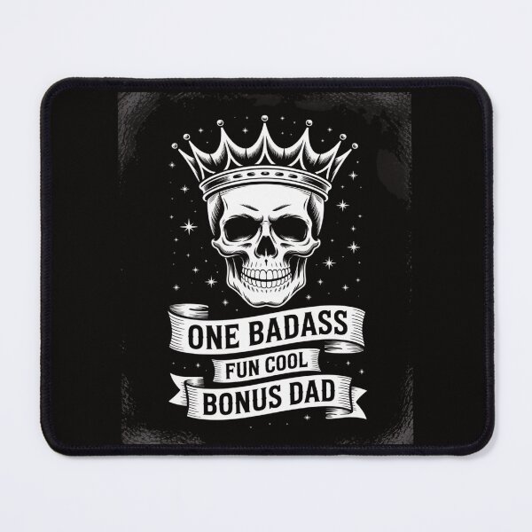 Item preview, One Badass Bonus Step Dad Stepdad Father's Day designed and sold by HesterFoley.