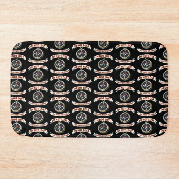Item preview, I'm Not Lost I Just Prefer Exploring Funny Travel Compass designed and sold by TeeTimeTreasure.