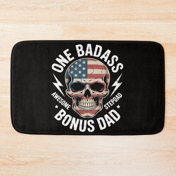 Item preview, One Badass Bonus Stepdad Birthday Step Dad Fathers Day designed and sold by HesterFoley.
