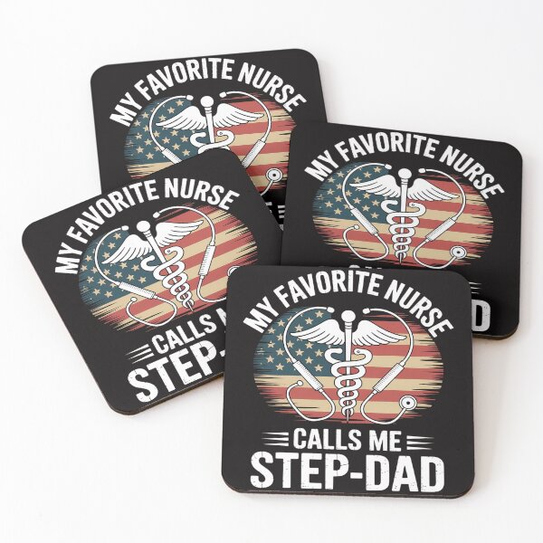 Item preview, My Favorite Nurse Calls Me Step-Dad designed and sold by HesterFoley.
