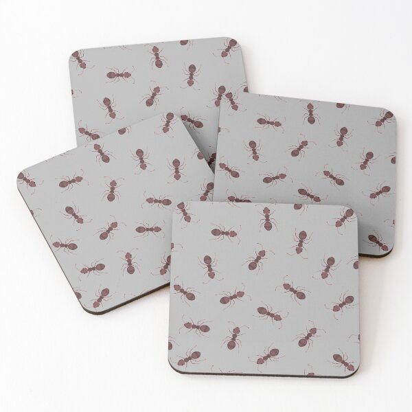 Item preview, Illustrated Brown Ants on Gray  designed and sold by KSimpson838.
