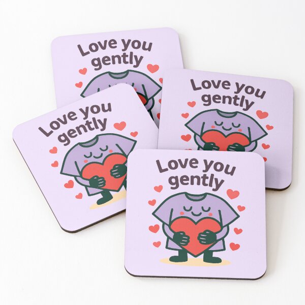 Item preview, Heart Hug Tee – Soft Valentine Character designed and sold by DariaCraft.