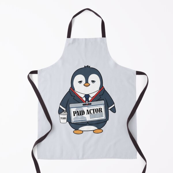 Item preview, Paid Actor Penguin Funny Corporate Meme Sarcastic Office designed and sold by Moon's Arts.