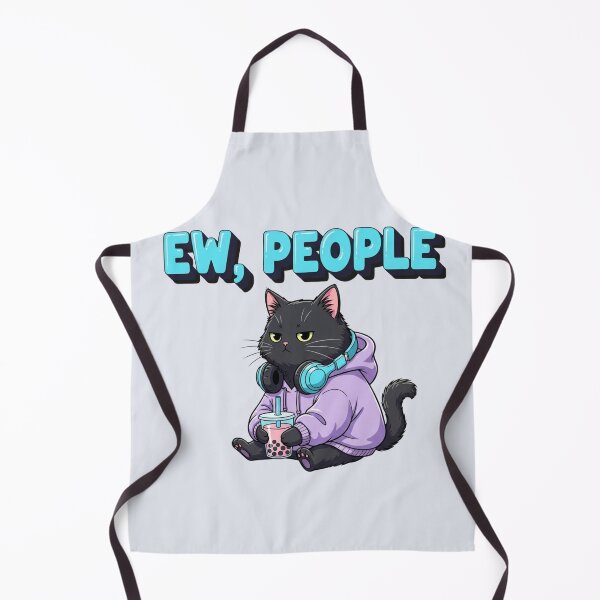 Item preview, Ew People Sassy Cat Judgy Aesthetic Sarcastic Quote designed and sold by Moon's Arts.