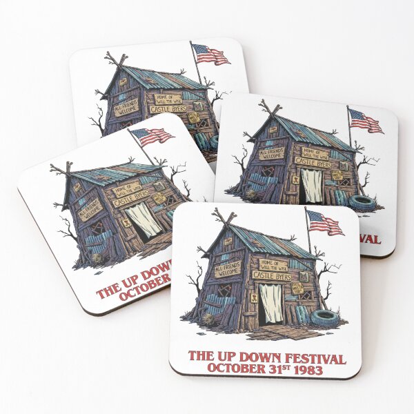 Item preview, Red Forest Castle Byers- Strange Retro 80s Sci-Fi Horror Fan Art designed and sold by Ink & Co.