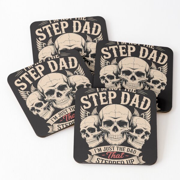 Item preview, I'm Not The Step Dad I'm Just The Dad That Stepped Up Skull designed and sold by PattonJillian.