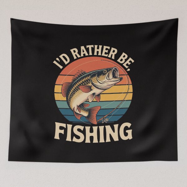 Item preview, Id Rather Be Bass Fishing-Men Boy Dad Father Day designed and sold by PattonJillian.