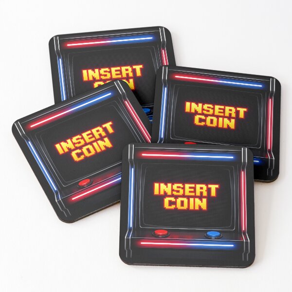 Item preview, Insert Coin – Retro Arcade Nostalgia designed and sold by KawaiiOrbit.