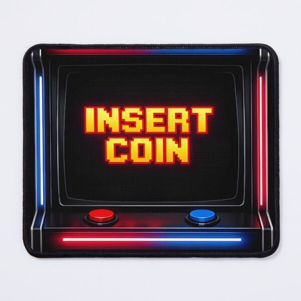 Item preview, Insert Coin – Retro Arcade Nostalgia designed and sold by KawaiiOrbit.