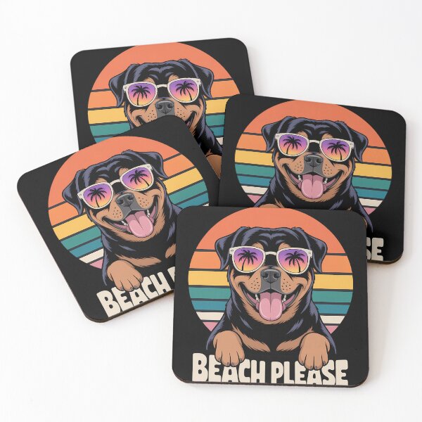 Item preview, Beach Please Rottweiler Hawaii Beach Hello Summer Vacation designed and sold by tiemacopaxer.