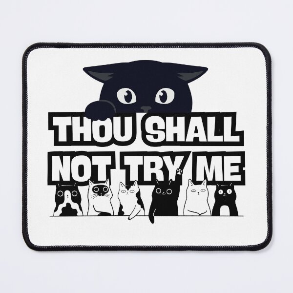 Item preview, Thou shall not try me designed and sold by Simply Positive.