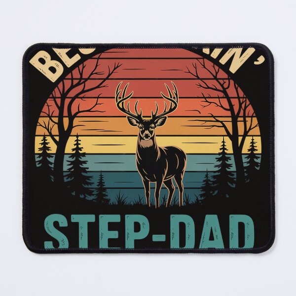 Item preview, Best Buckin' Step-Dad Ever Deer Hunting Bucking designed and sold by PattonJillian.