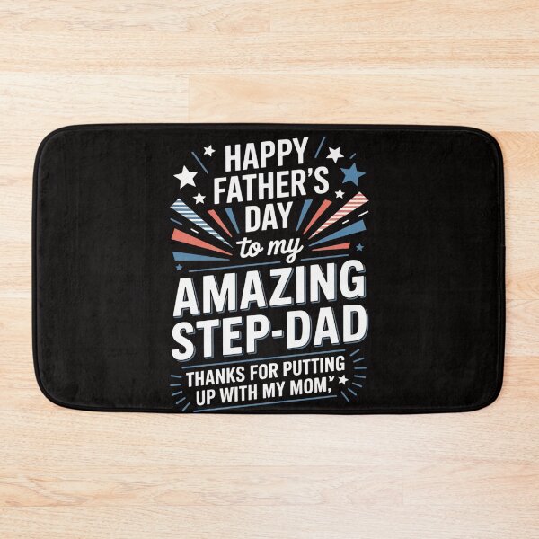 Item preview, Amazing Step-Dad thanks for Putting up with Mom Fathers Day designed and sold by PattonJillian.