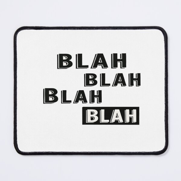 Item preview, Bold BLAH Typography Art – Minimalist Monochrome Design for Posters, Tees & Statement Decor designed and sold by Bright Nest Studio.