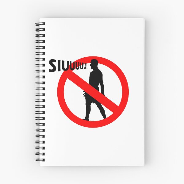 Item preview, No Siiuuu Funny Soccer Meme Design designed and sold by MonkiFlipp.
