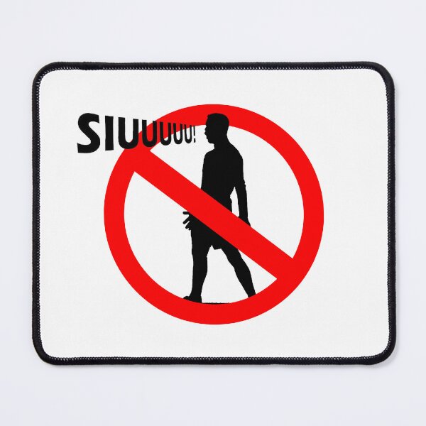 Item preview, No Siiuuu Funny Soccer Meme Design designed and sold by MonkiFlipp.