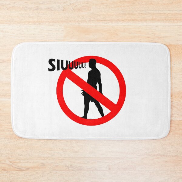 Item preview, No Siiuuu Funny Soccer Meme Design designed and sold by MonkiFlipp.
