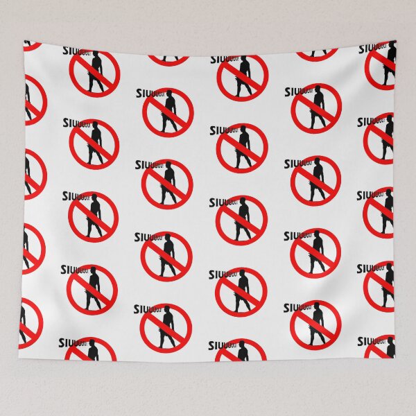 Item preview, No Siiuuu Funny Soccer Meme Design designed and sold by MonkiFlipp.
