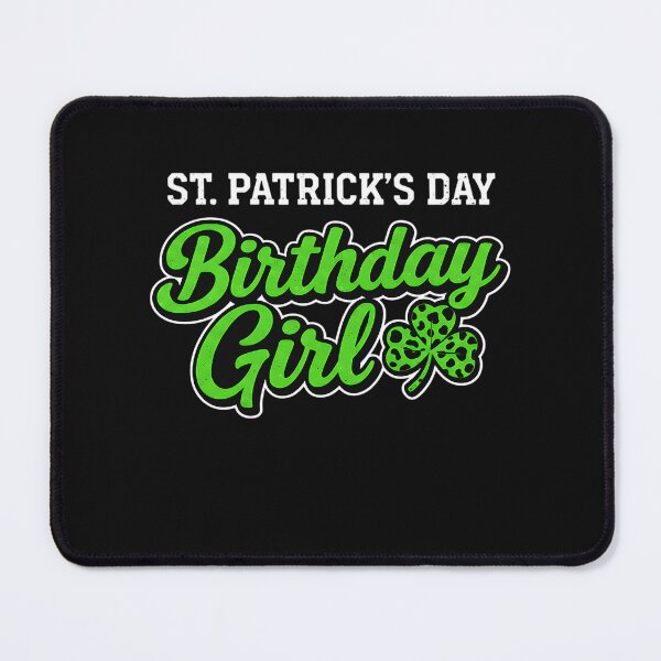 Item preview, St Patricks Day Birthday Girl Leopard Shamrock Retro Women designed and sold by clothesy7.