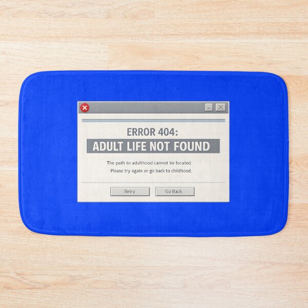 Item preview, Error 404: Adult Life Not Found designed and sold by KawaiiOrbit.