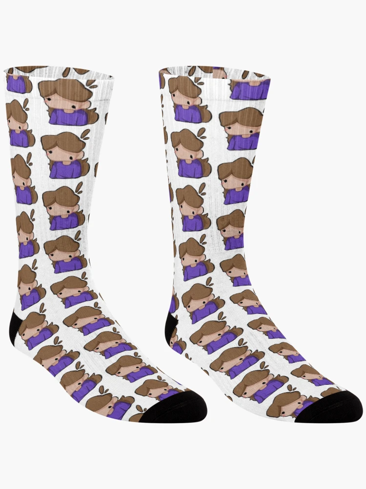 Thumbnail 3 of 5, Socks, No thoughts designed and sold by RIFTstudios8.