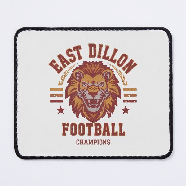 Item preview, East Dillon Football Champions – Retro Lion Mascot Design designed and sold by phiawdesign9.