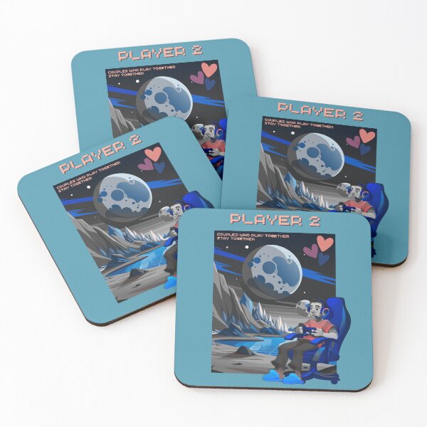 Item preview, Player 2 - Couples Who Play Together Stay Together Gaming Valentine's Design designed and sold by Robbo's Tees Designs.