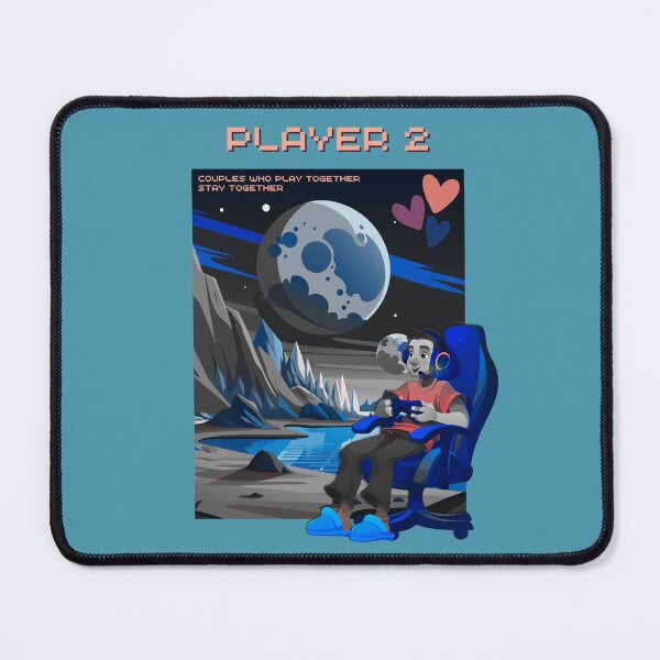Item preview, Player 2 - Couples Who Play Together Stay Together Gaming Valentine's Design designed and sold by Robbo's Tees Designs.