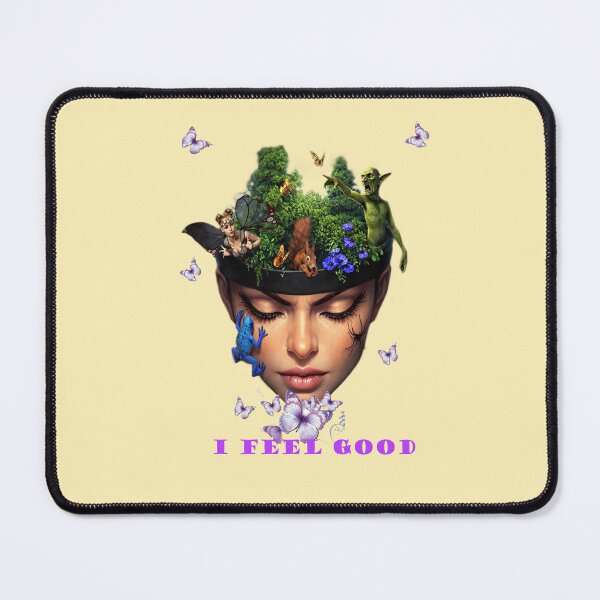 Item preview, I feel good. Woman surreal portrait designed and sold by Natart1004.