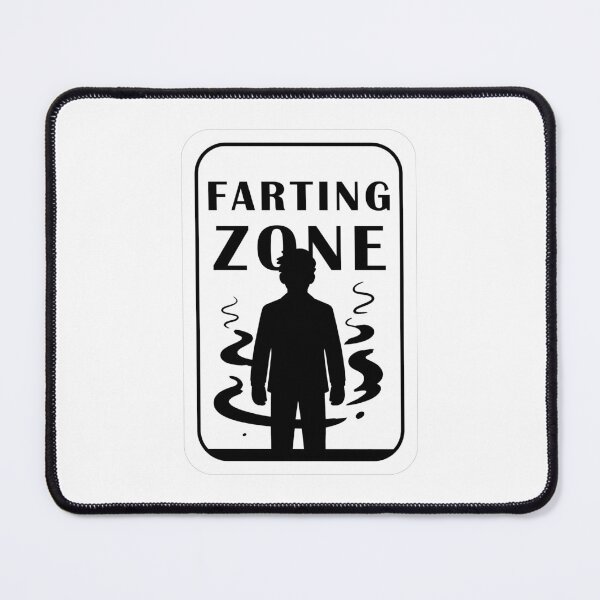 Item preview, Farting Zone Funny Warning Sign Design designed and sold by MonkiFlipp.