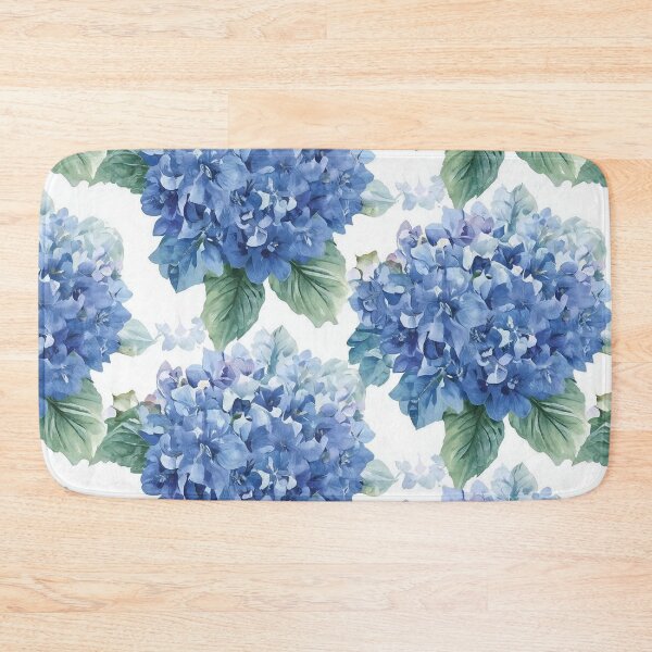 Item preview, Lush Blue Hydrangea Floral Background designed and sold by CharlieDesings.