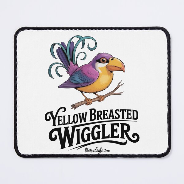 Item preview, Yellow Breasted Wiggler designed and sold by steveandkyle.