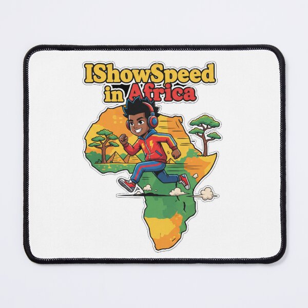 Item preview, IShowSpeed in Africa T-Shirt, Funny Gamer Tee for YouTube Fans & African Gamers designed and sold by INVIKETOS.