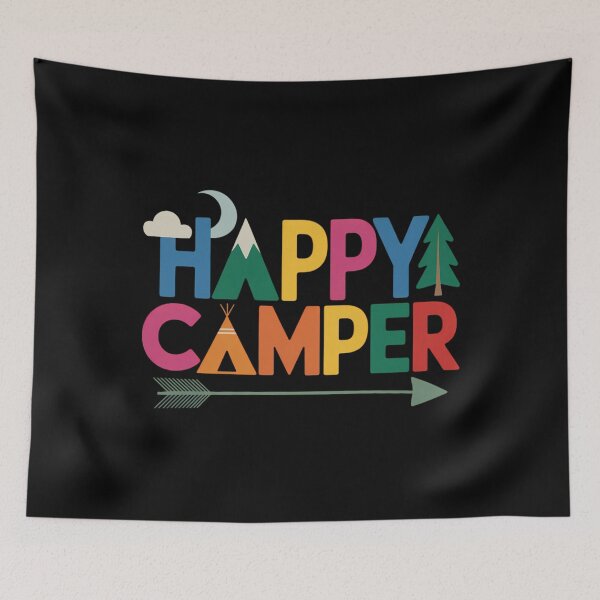 Item preview, Arrow Camper Happy Summer Camp Camping designed and sold by tiemacopaxer.
