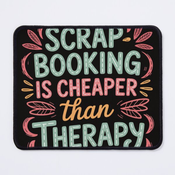 Item preview, Scrapbooking is Cheaper Than Therapy Scrapbook designed and sold by PattonJillian.