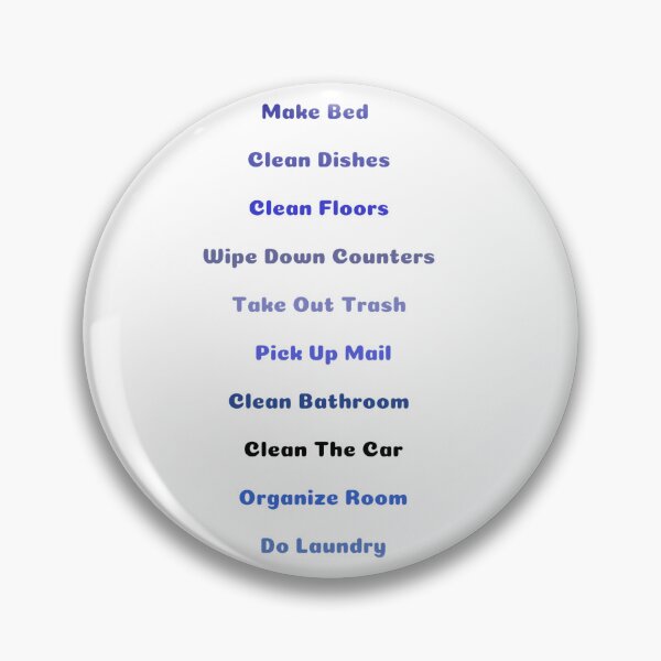 Item preview, To Do List Home Stationary Stickers Organize Prints Blue Texts Wall Art Home Decoration Work Office Life Redbubble Shop designed and sold by Saritas Boutique Shop.