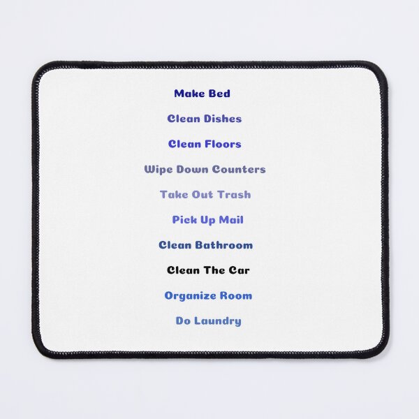 Item preview, To Do List Home Stationary Stickers Organize Prints Blue Texts Wall Art Home Decoration Work Office Life Redbubble Shop designed and sold by Saritas Boutique Shop.