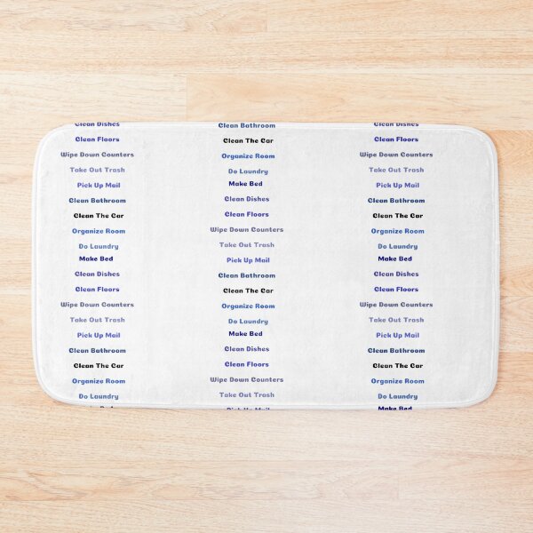 Item preview, To Do List Home Stationary Stickers Organize Prints Blue Texts Wall Art Home Decoration Work Office Life Redbubble Shop designed and sold by Saritas Boutique Shop.
